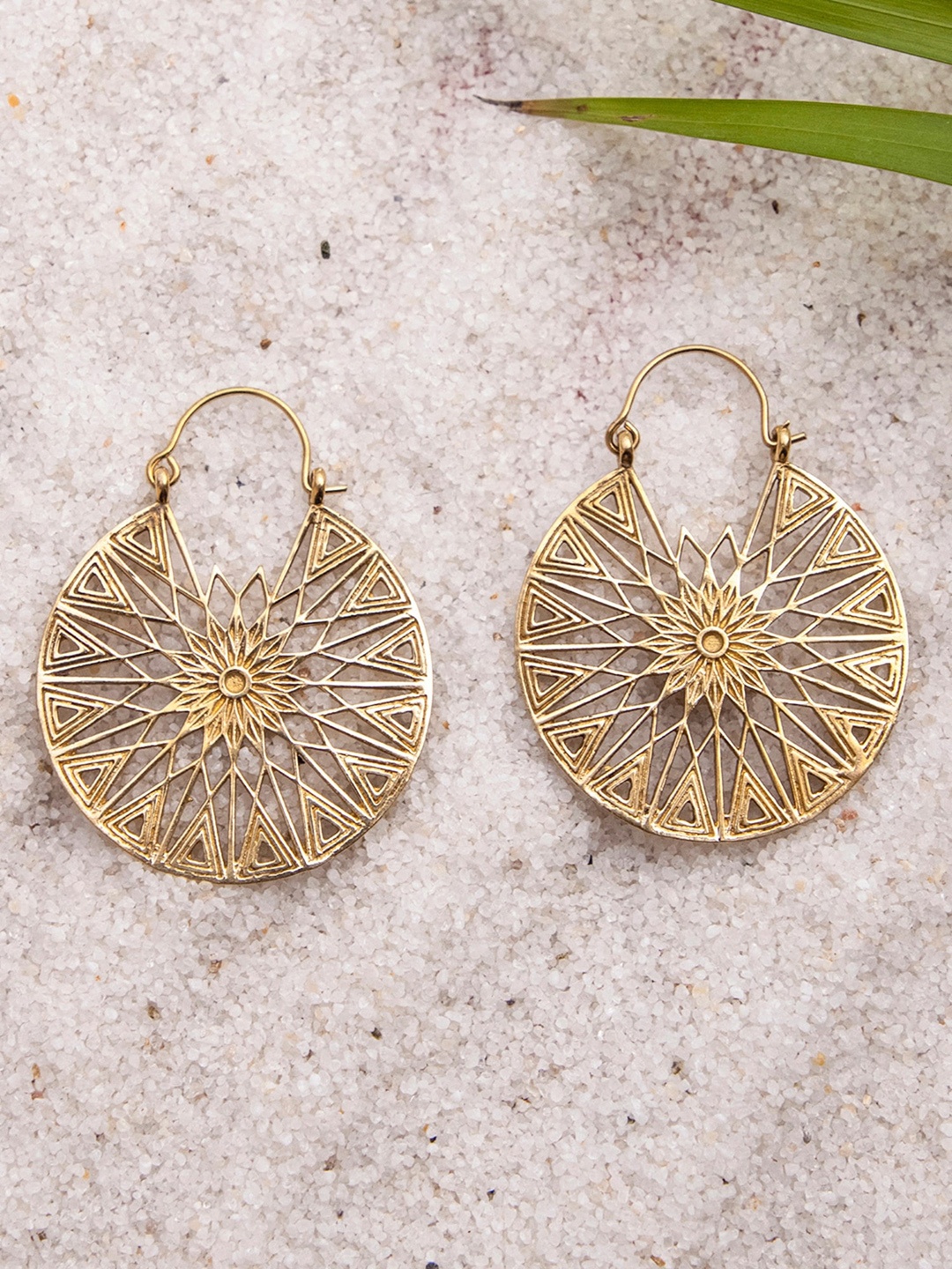 

Studio One Love Crescent Shaped Chandbalis Earrings, Gold