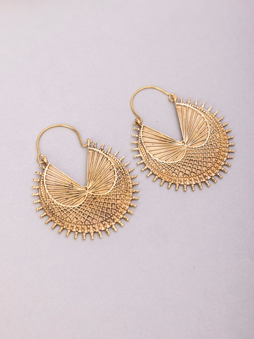 

Studio One Love Crescent Shaped Chandbalis Earrings, Gold