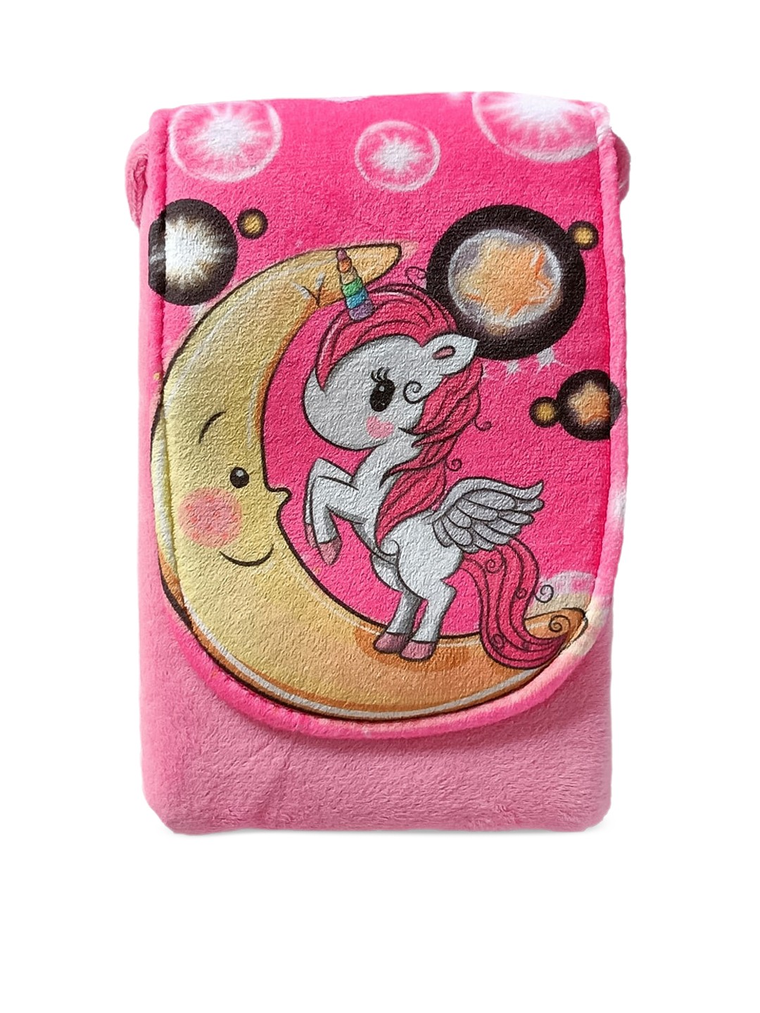 

IMARS Girls Graphic Printed Structured Sling Bag, Pink