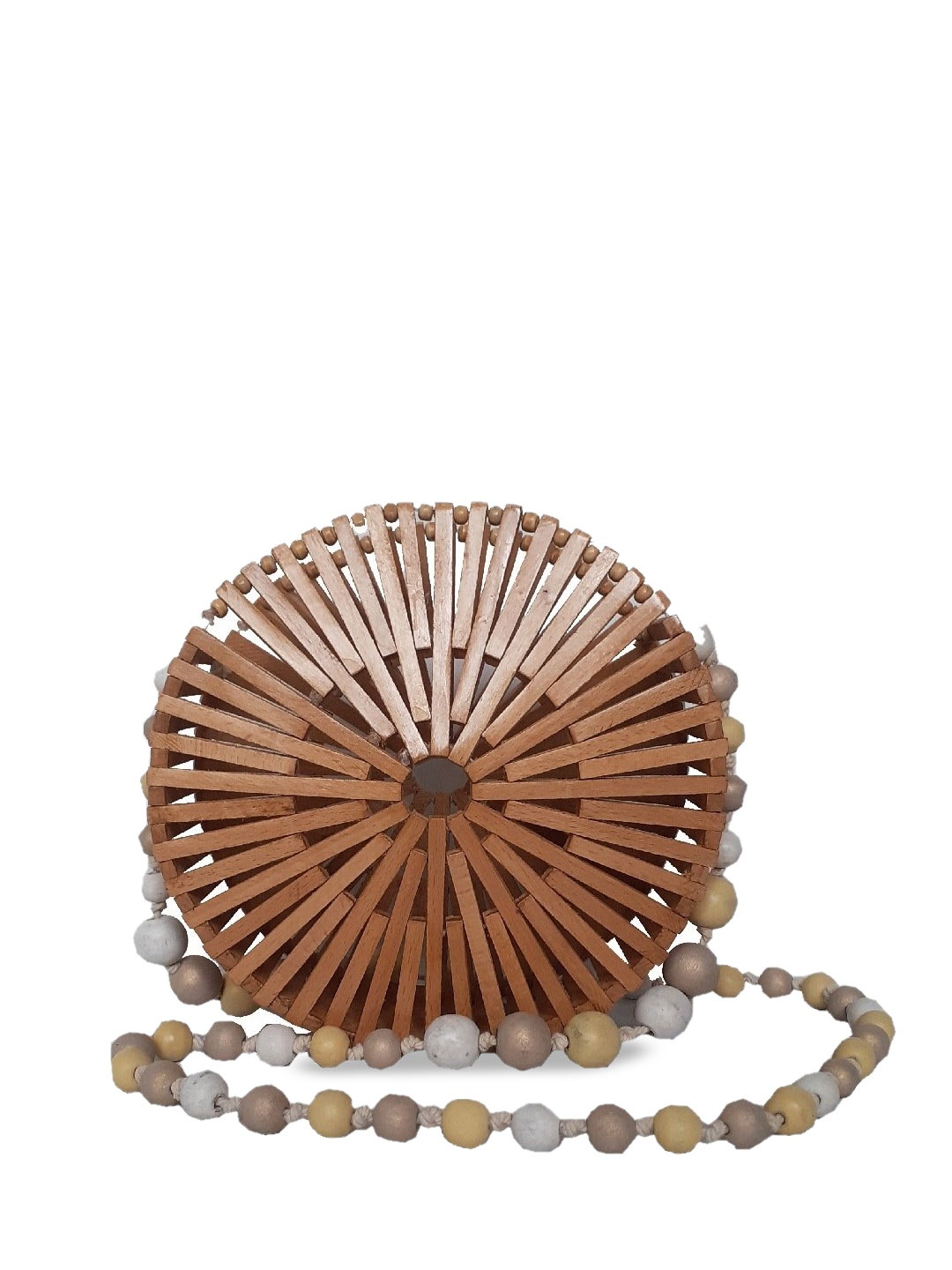 

IMARS Textured Structured Sling Bag, Tan