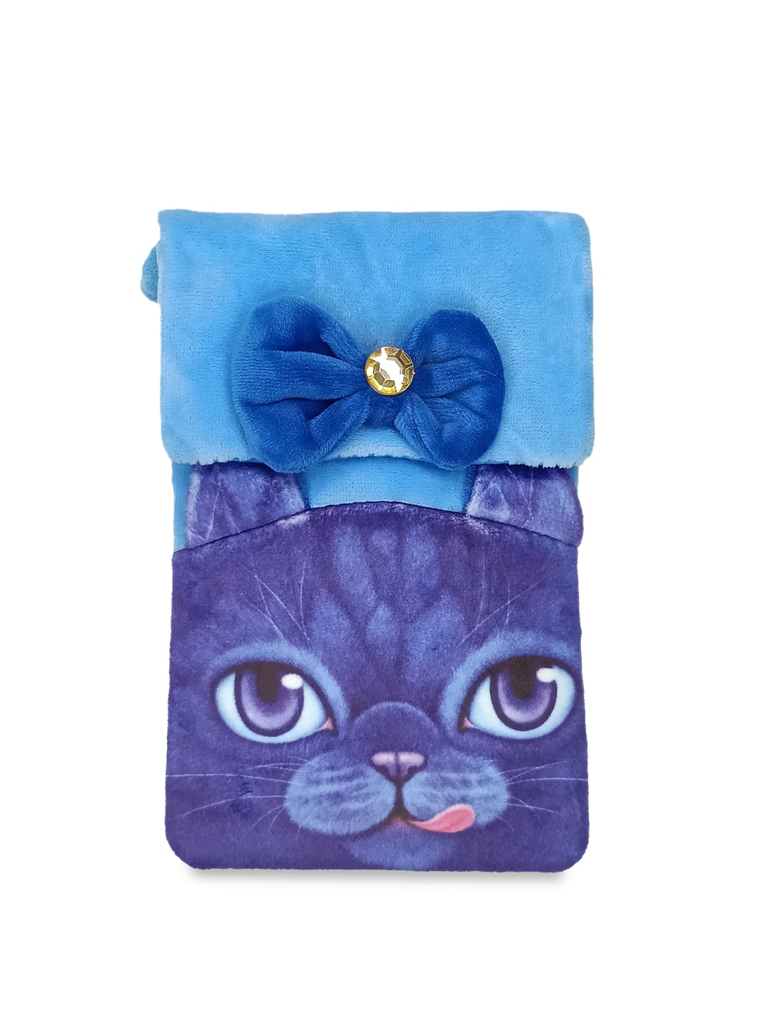 IMARS Girls Graphic Printed Structured Sling Bag, Blue