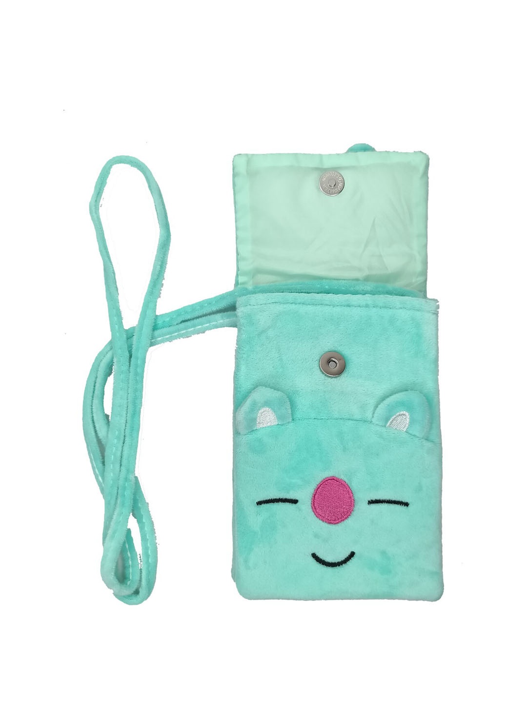 

IMARS Green Structured Sling Bag with Applique