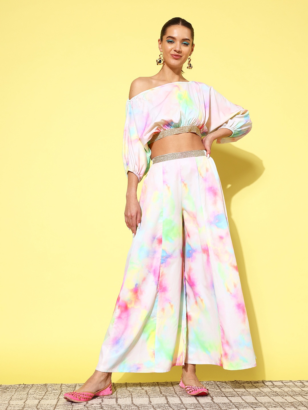 

Ahalyaa Women Dyed Co-Ords, Off white
