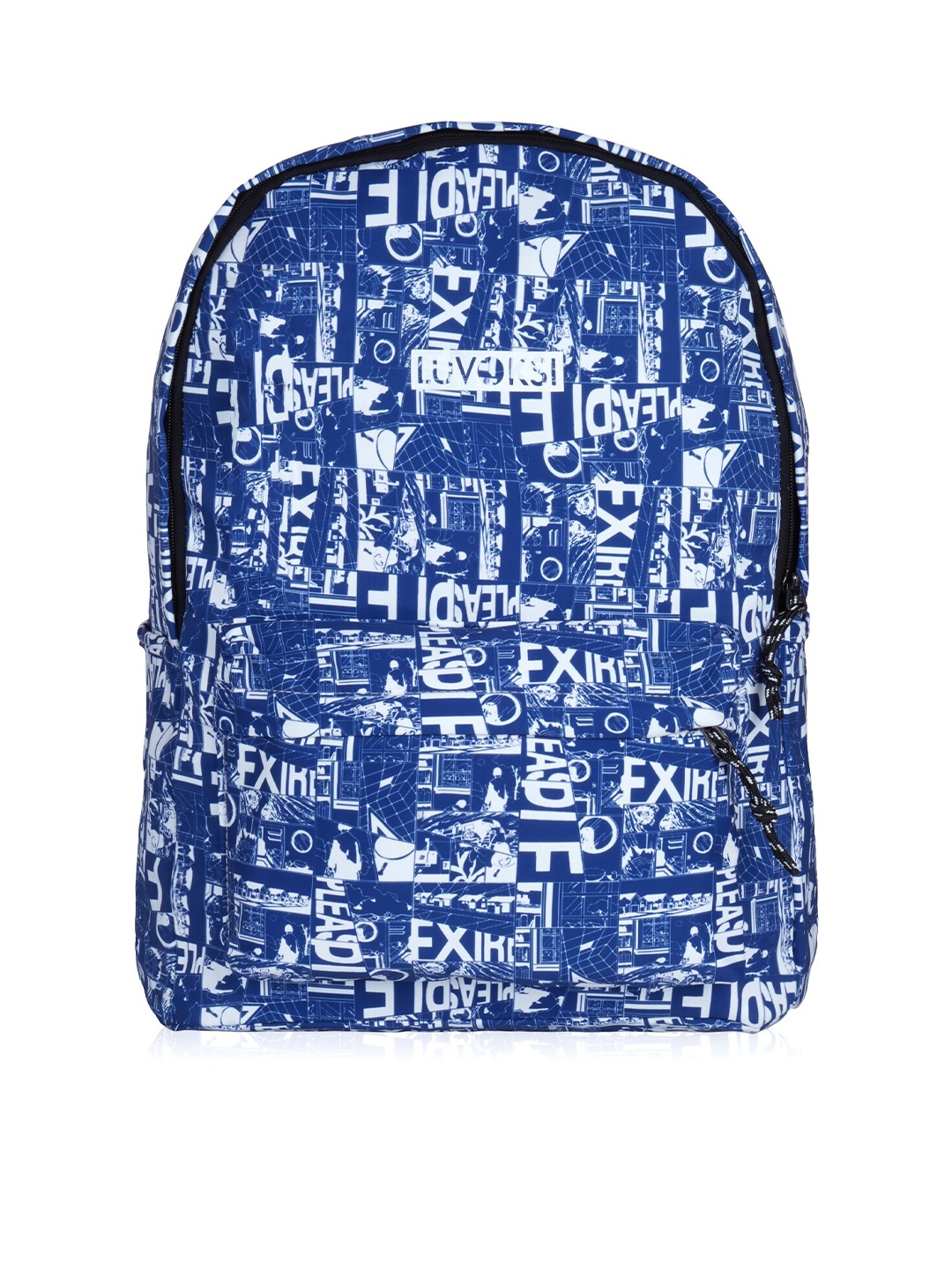 

Luvoksi Graphic Printed Backpack, Blue