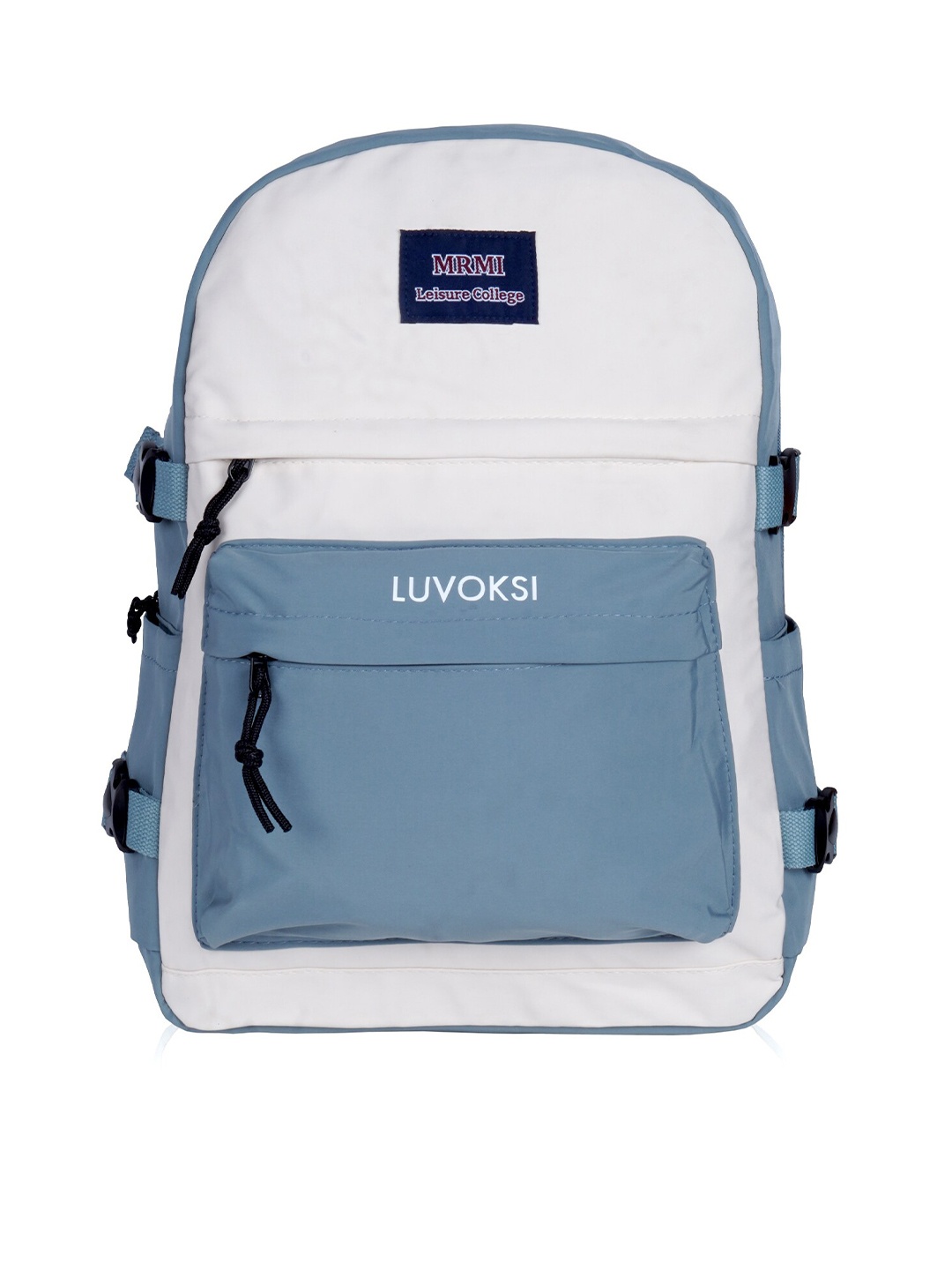 

Luvoksi Women Colourblocked Casual Backpack, Blue