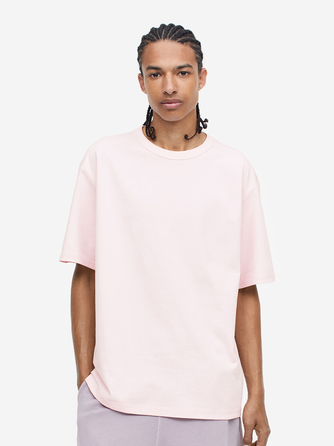

H&M COOLMAX Relaxed Fit T-shirt, Pink