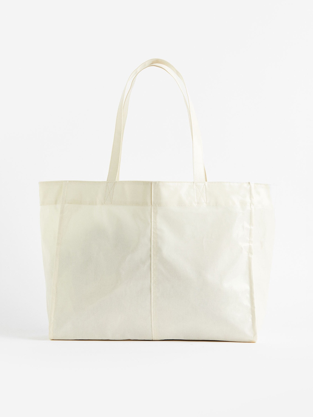 

H&M Coated Shopper, White