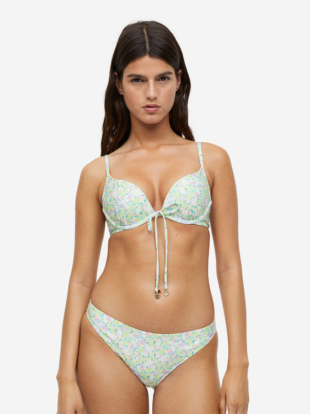 

H&M Push-Up Bikini Top, Green