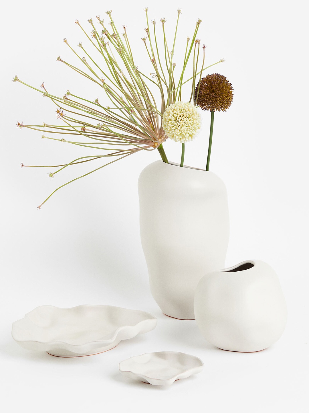 

H&M White Large Terracotta Tray