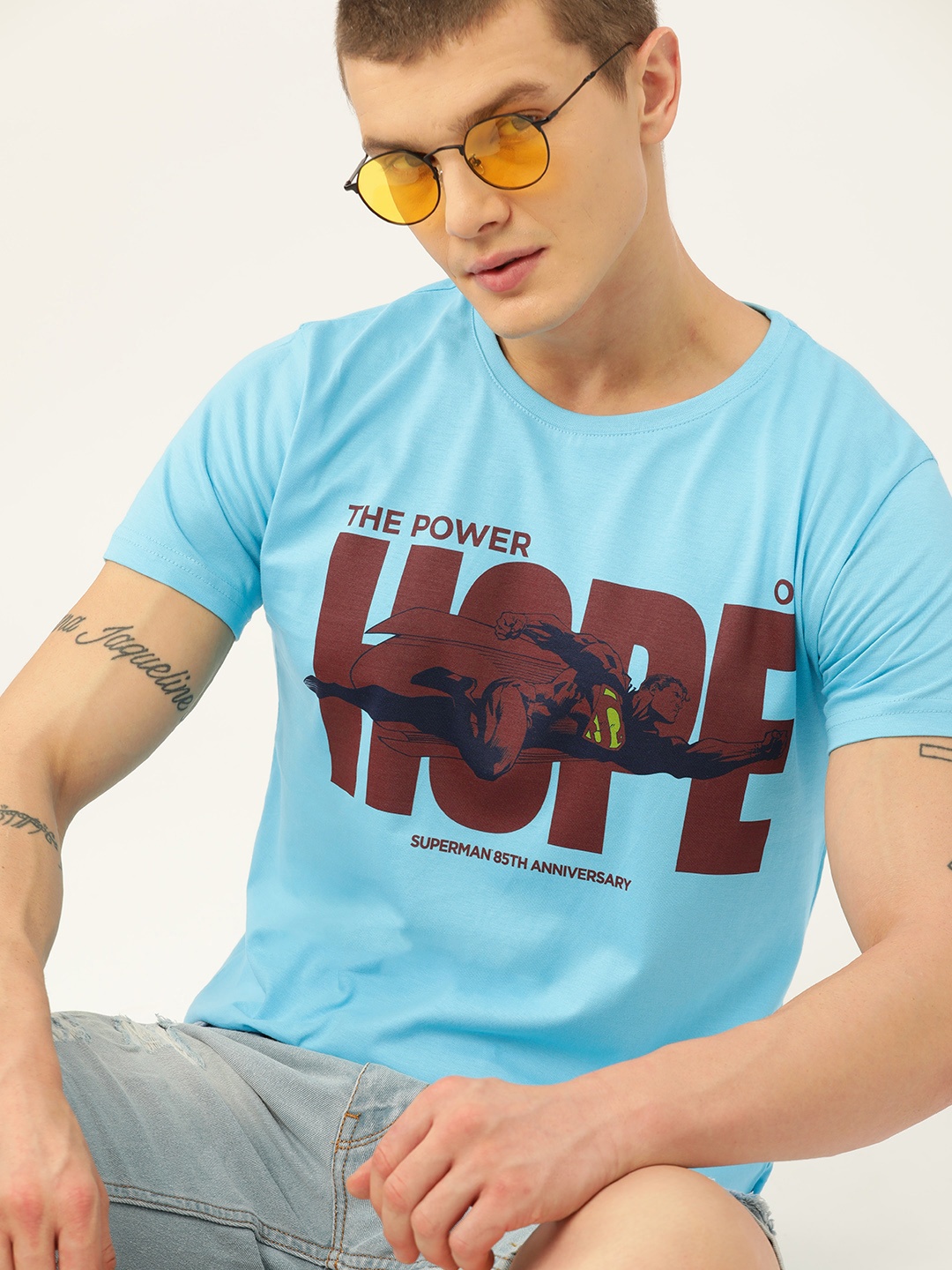 

Kook N Keech Men Superman Printed T-shirt, Blue