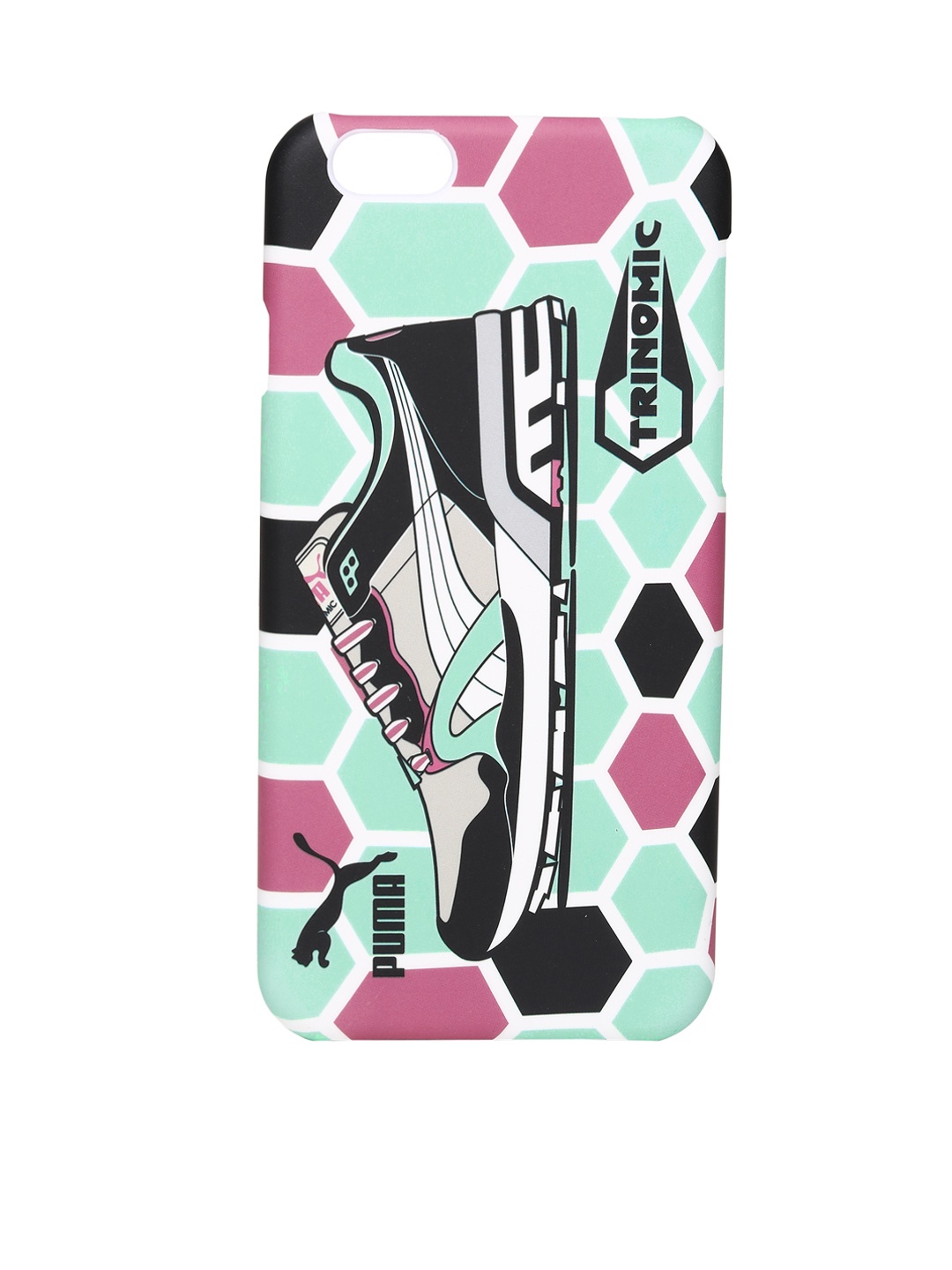 

PUMA Unisex Mint Green & Black Bytes Art Printed iPhone 6 Phone Case