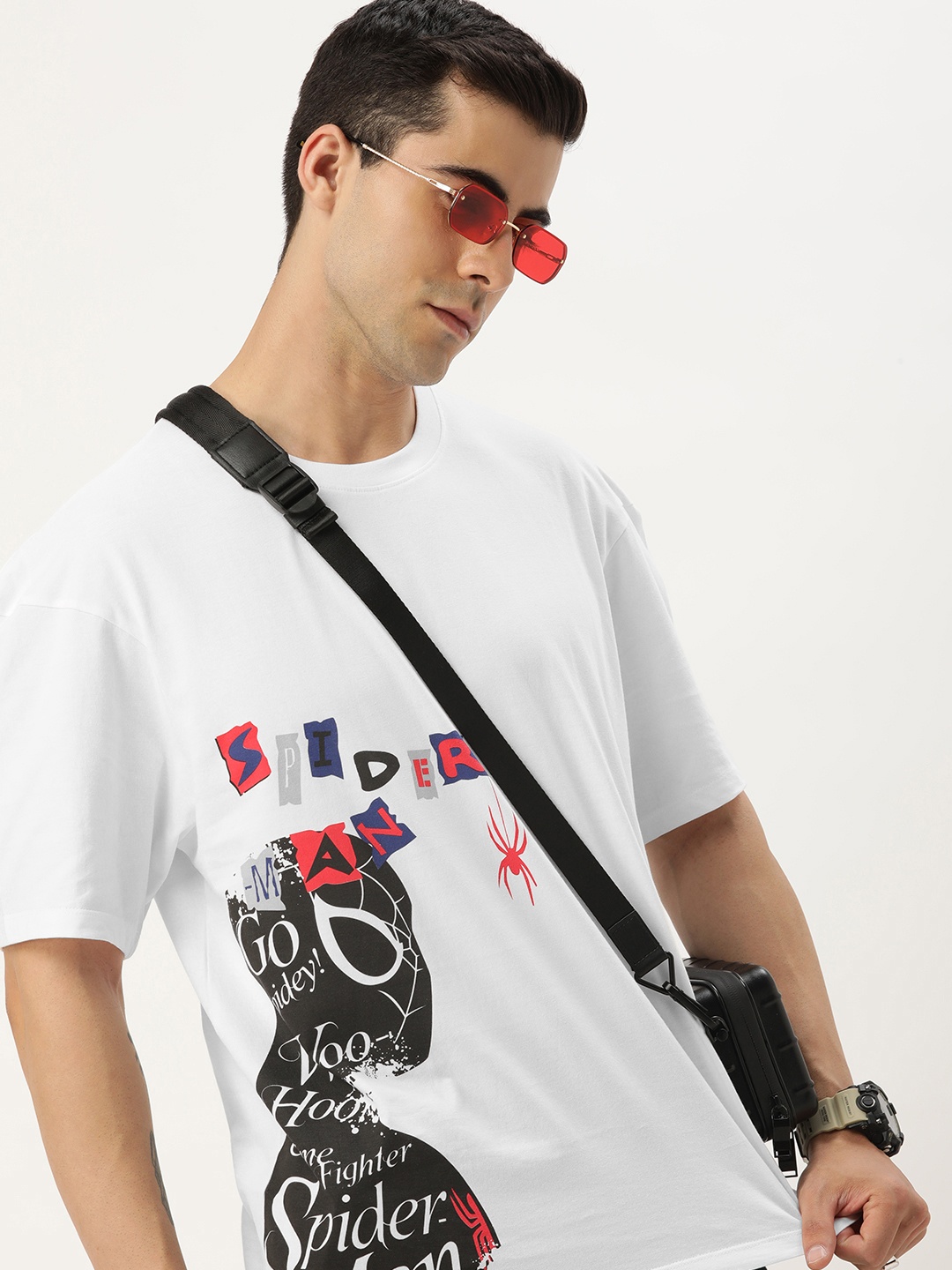 

Kook N Keech Men White & Black Printed T-shirt