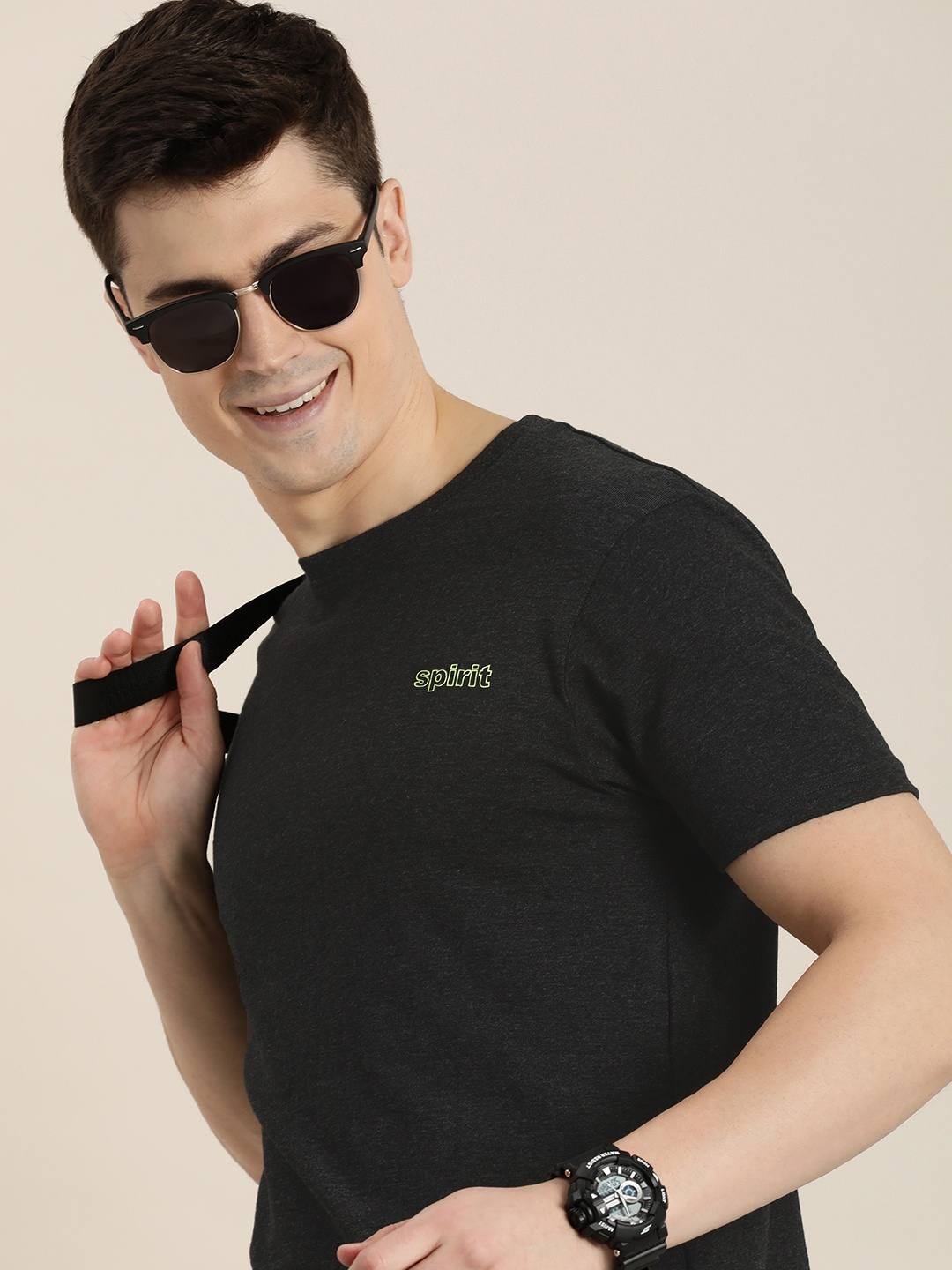 

HERE&NOW T-shirt, Charcoal