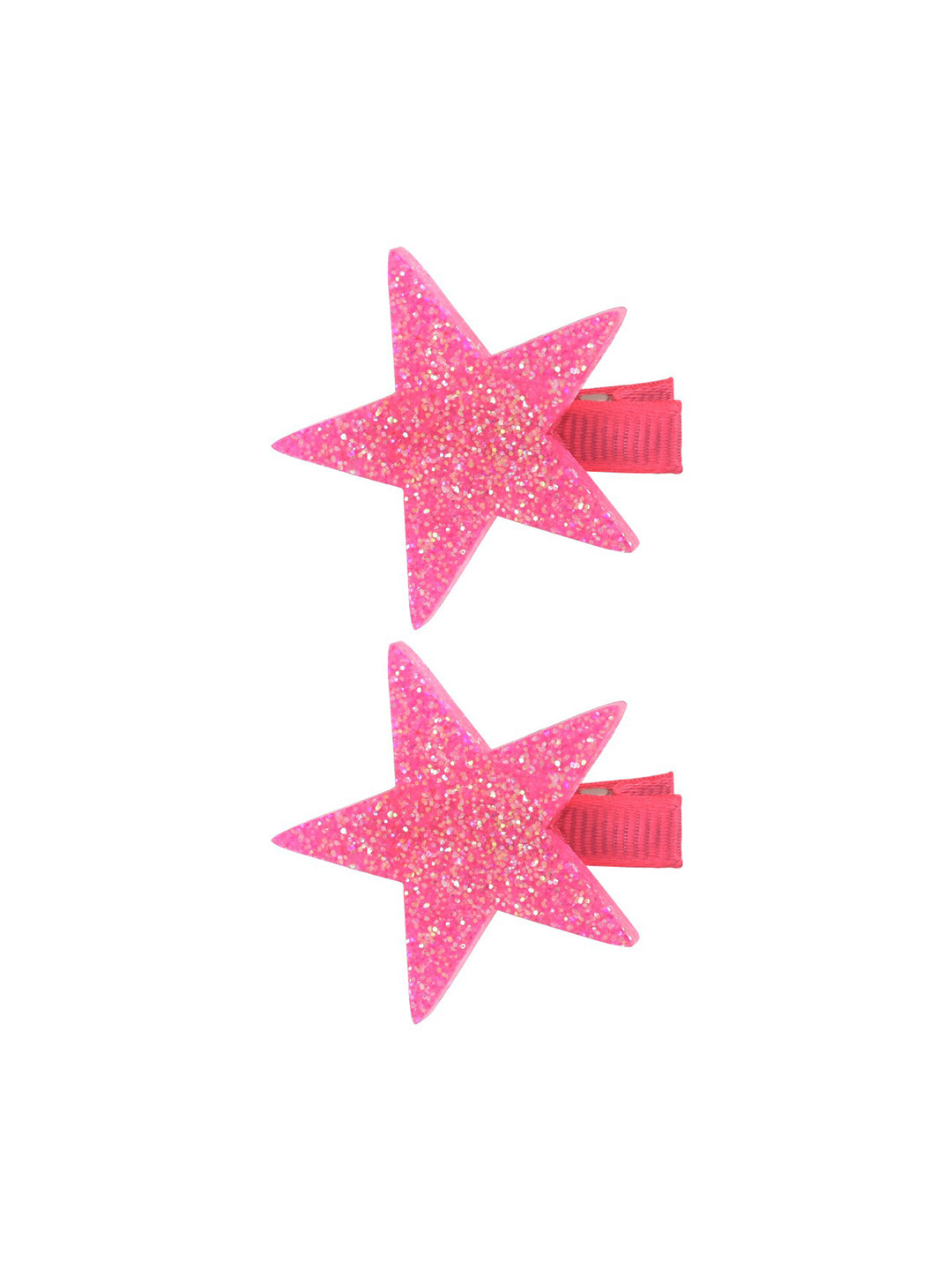 

Aye Candy Girls Set of 2 Glitter Star Alligator Hair Clip, Pink