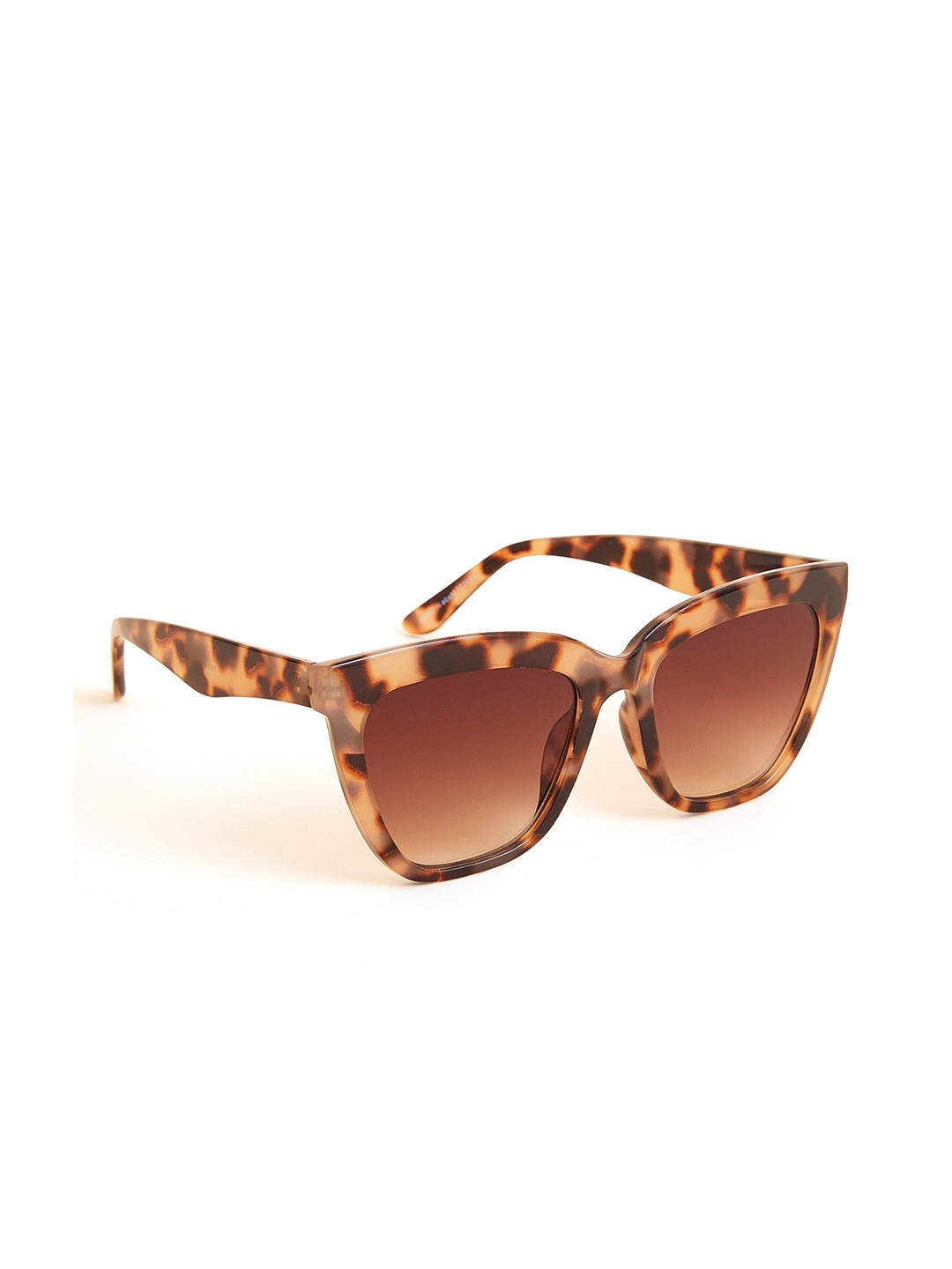 

Accessorize London Women Chunky Cateye Sunglasses, Brown