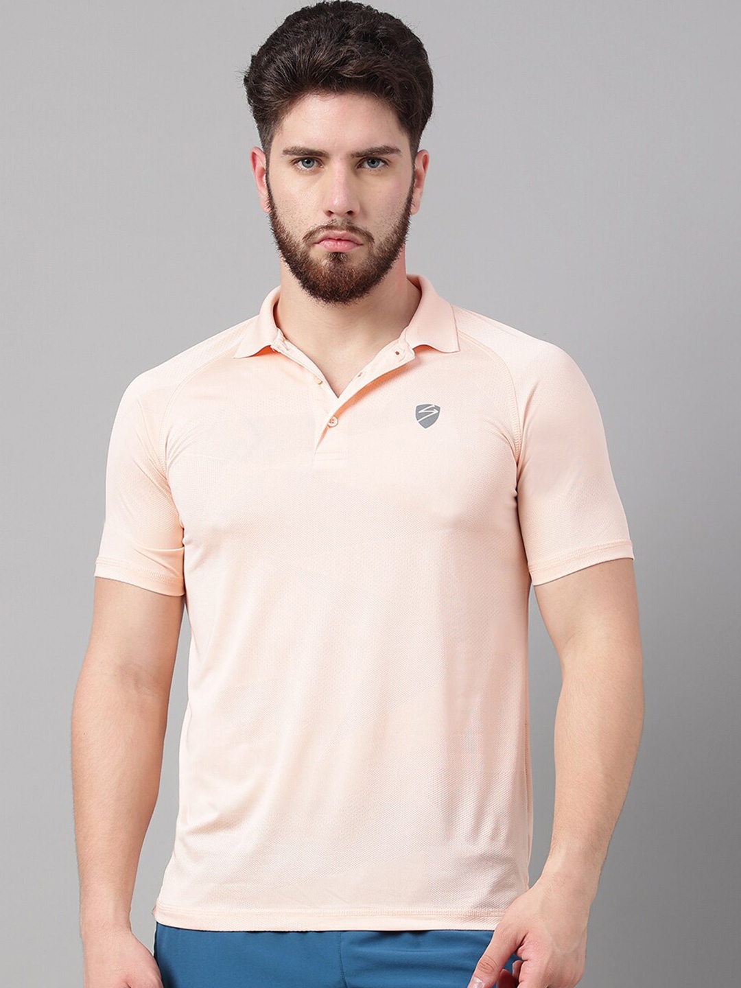 

UNPAR Polo Collar Short Sleeves T-shirt, Pink