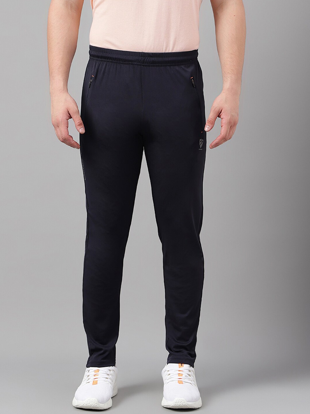

UNPAR Men Regular-Fit Track Joggers, Navy blue