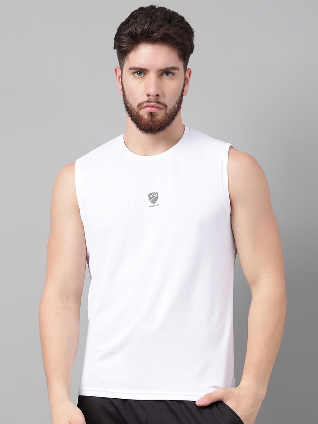 

UNPAR Sleeveless Sports T-shirt, White