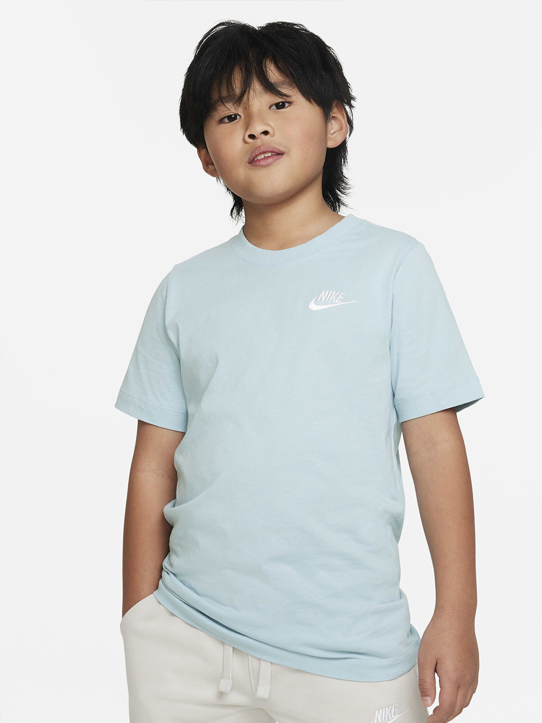 

Nike Boys Sportswear Logo Printed T-Shirt, Blue
