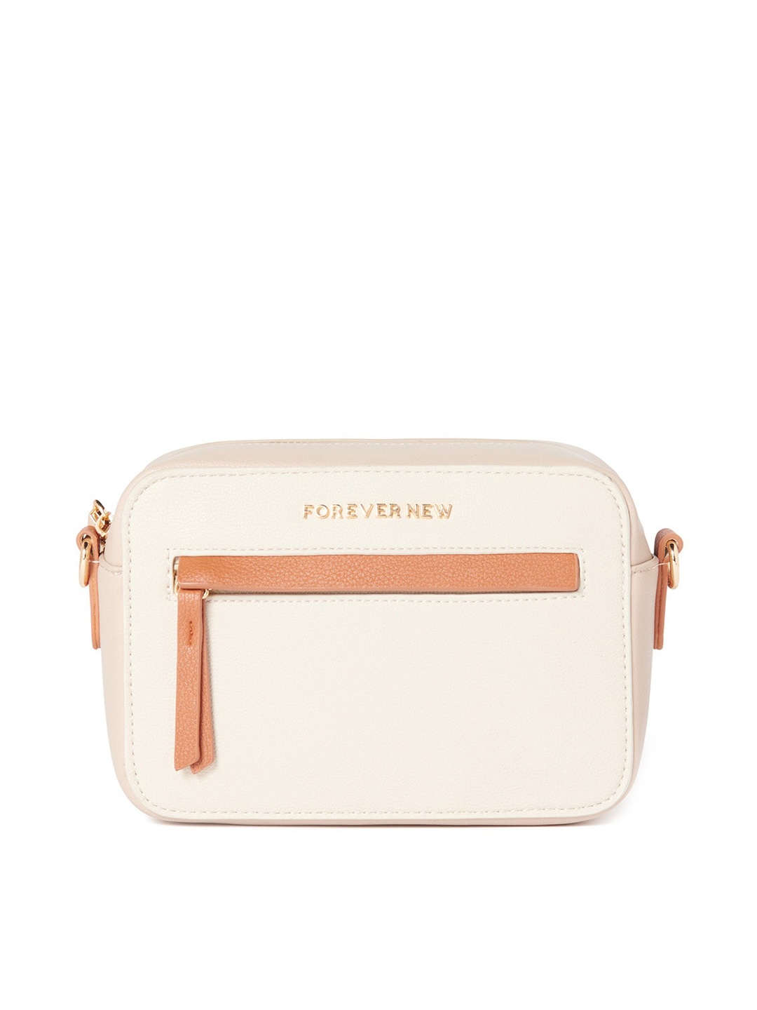 

Forever New Textured Structured Sling Bag, Cream
