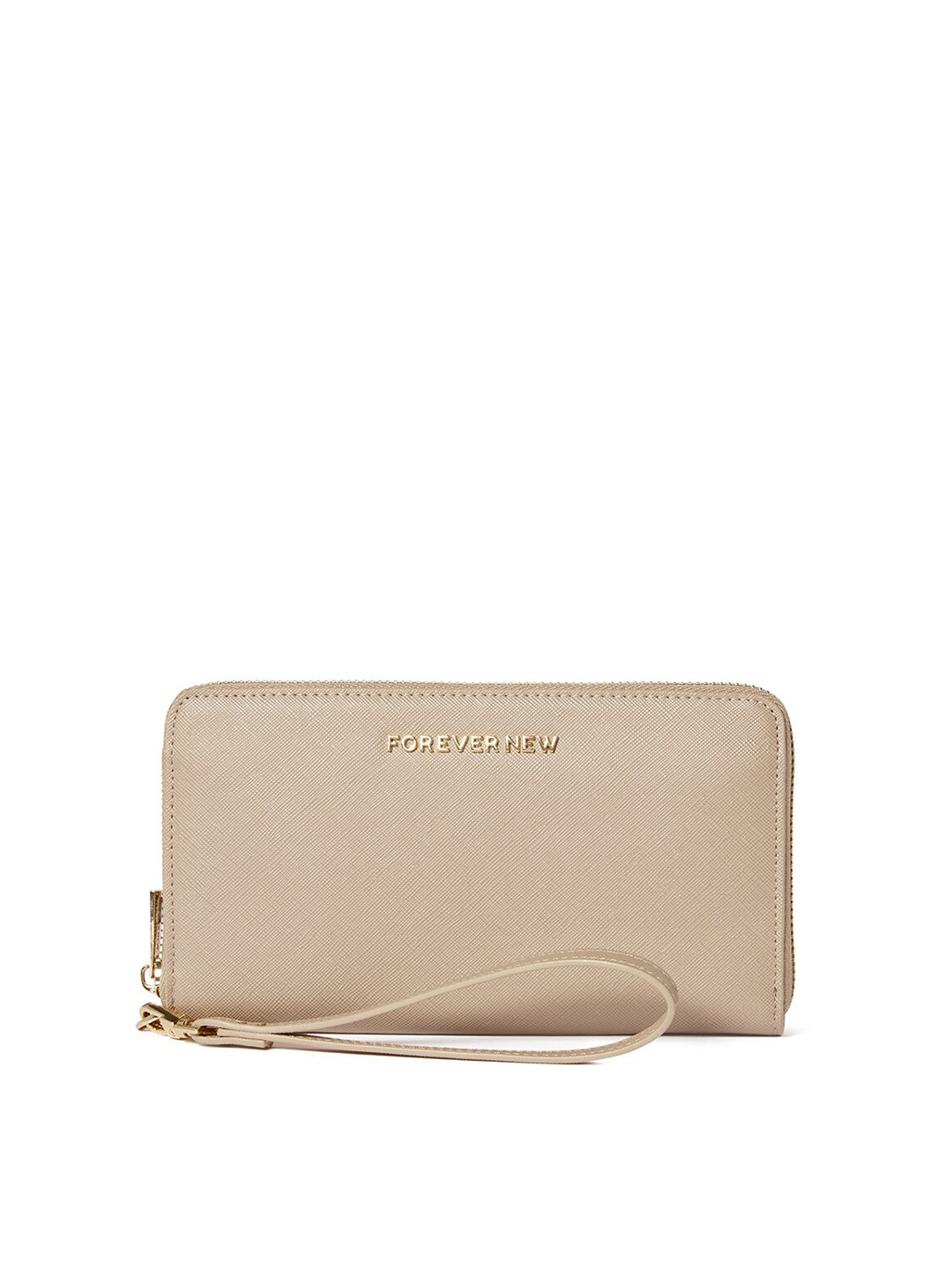 

Forever New Women Zip Around Wallet, Beige