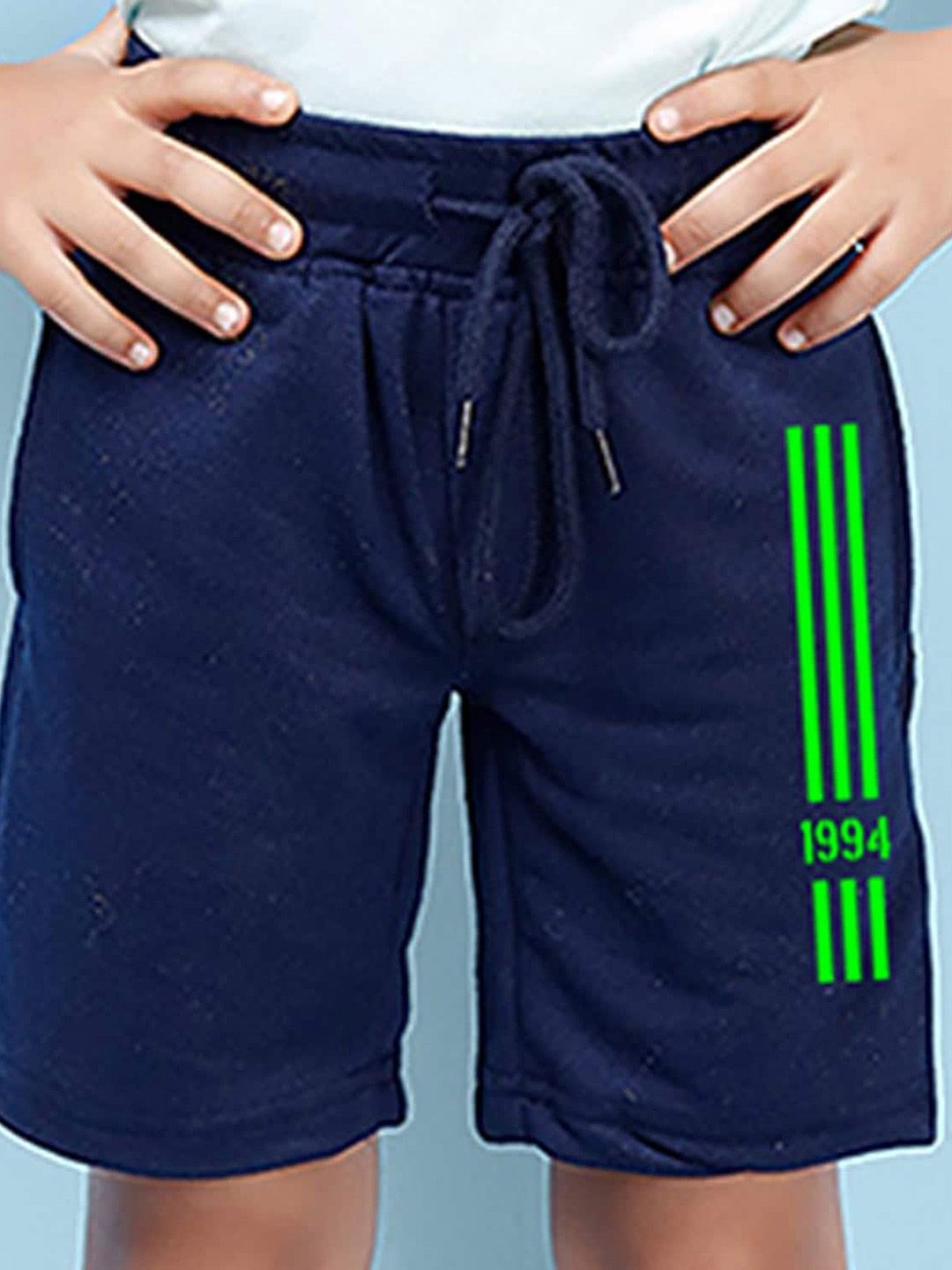 

NUSYL Boys Mid-Rise Regular Shorts, Navy blue