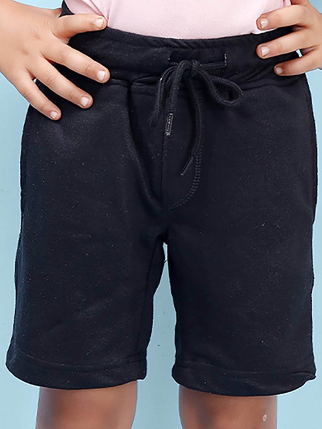 

NUSYL Boys Mid-Rise Shorts, Black
