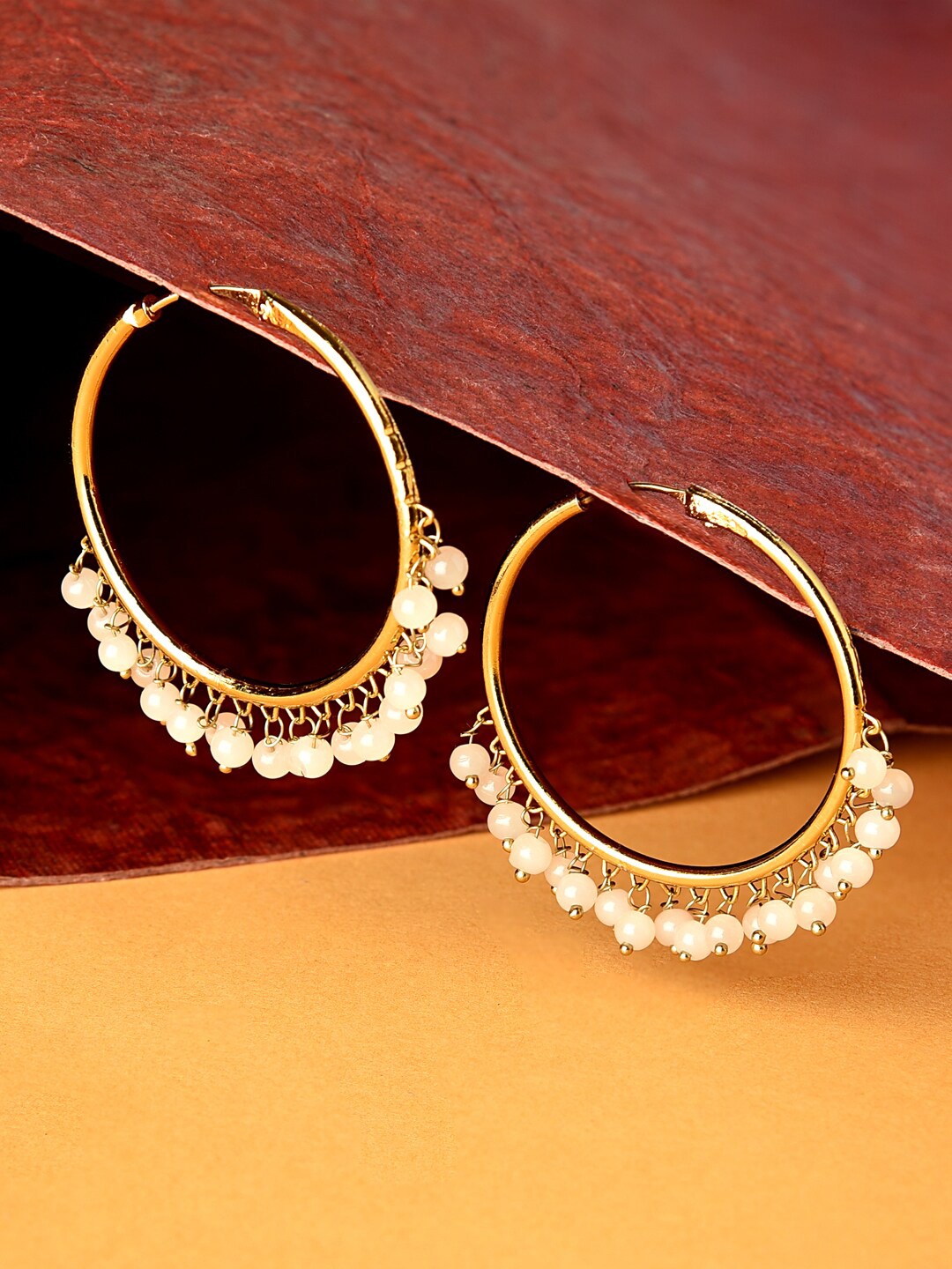 

Fida Gold-Plated Circular Hoop Earrings