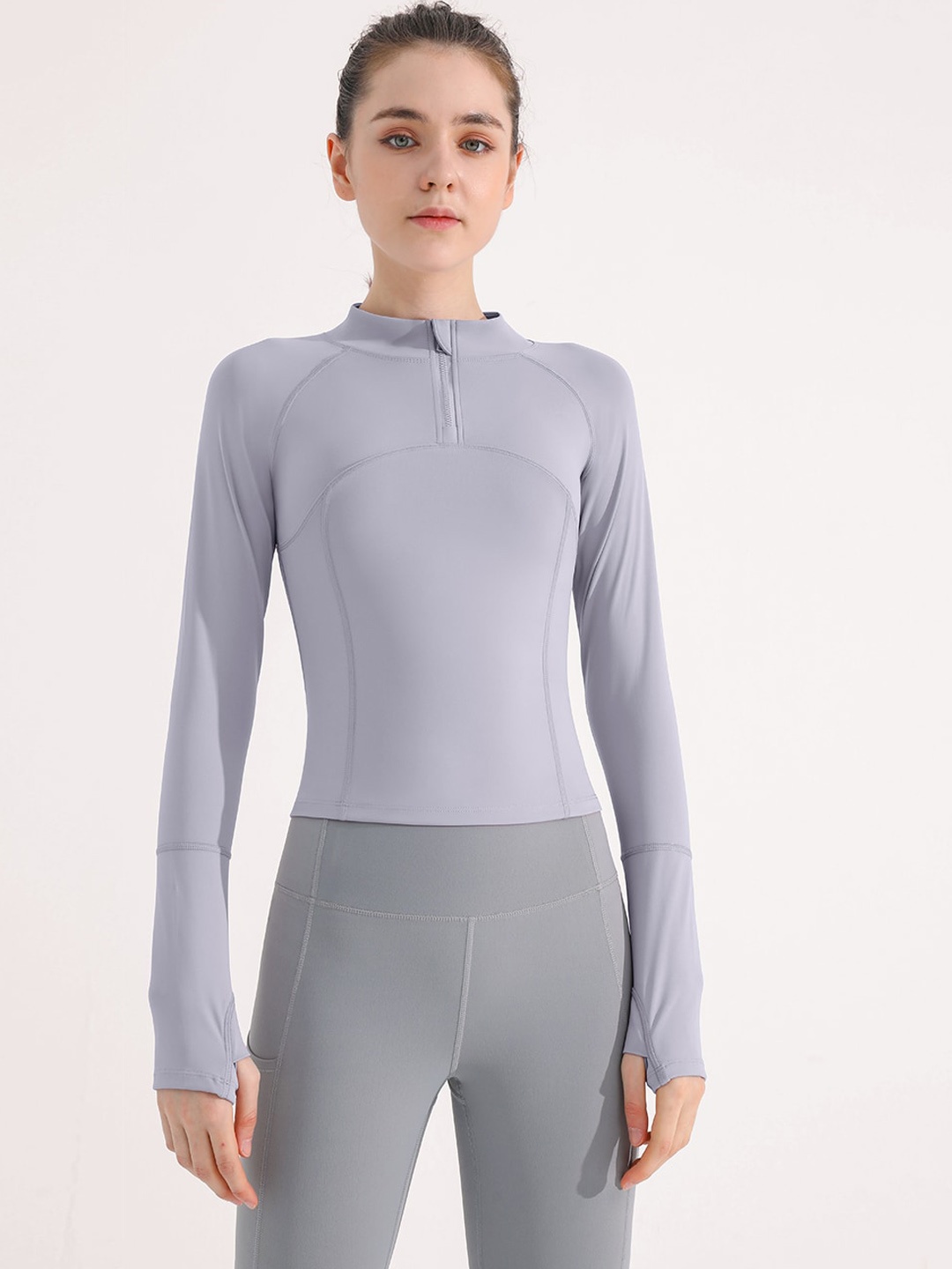 

JC Collection Lightweight Antimicrobial Cropped Training Tailored Jacket, Purple