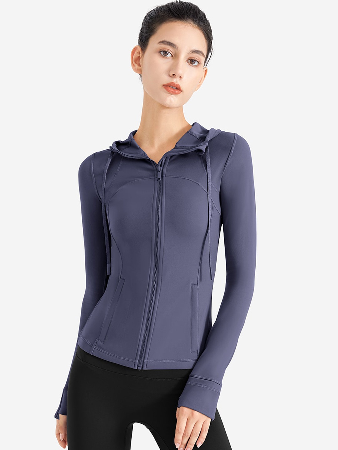 

JC Collection Windcheater Dry Fit Sporty Jacket, Navy blue