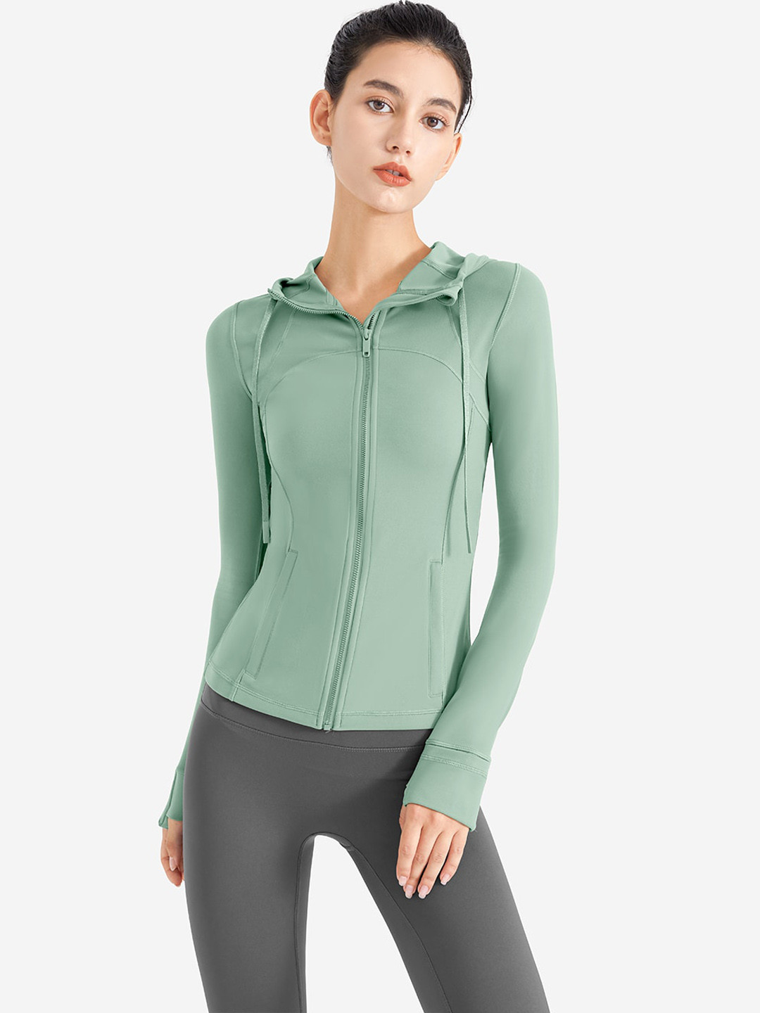 

JC Collection Windcheater Dry Fit Sporty Jacket, Green