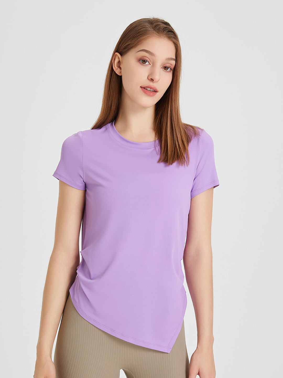 

JC Collection Round Neck Top, Purple