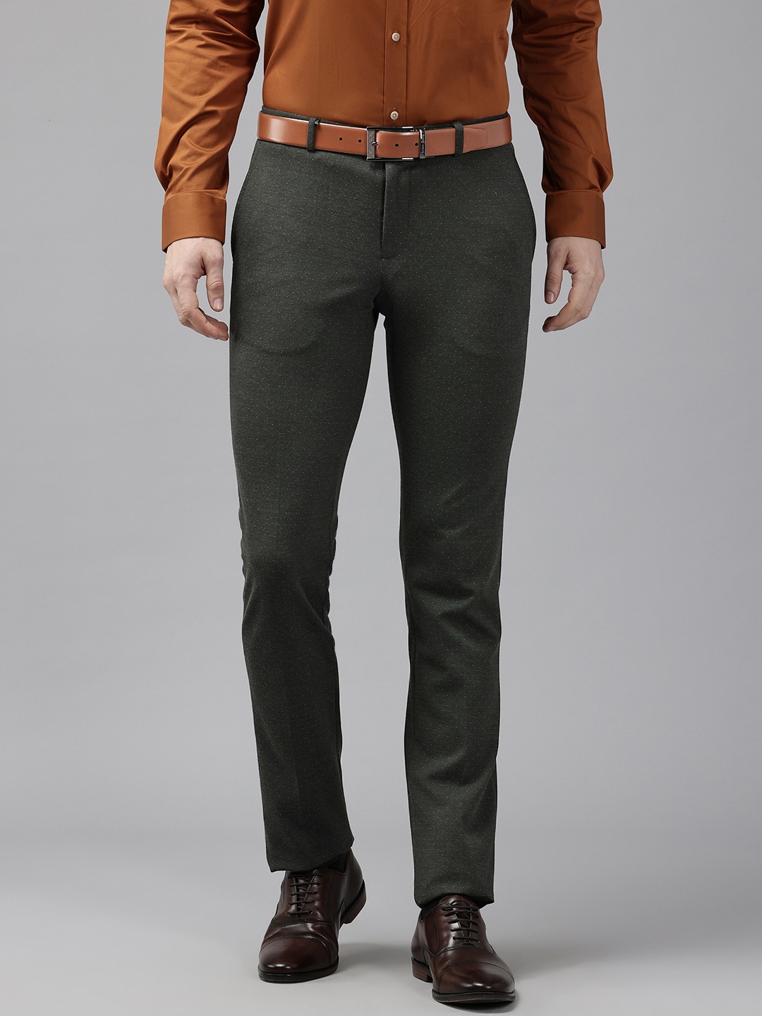 

Blackberrys Men Slim Fit Trousers, Olive