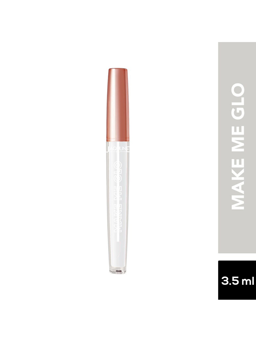 

Jaquline USA Make Me Glo Lip Gloss with Hyaluronic Acid 3.5ml - Crystal Clear, Transparent