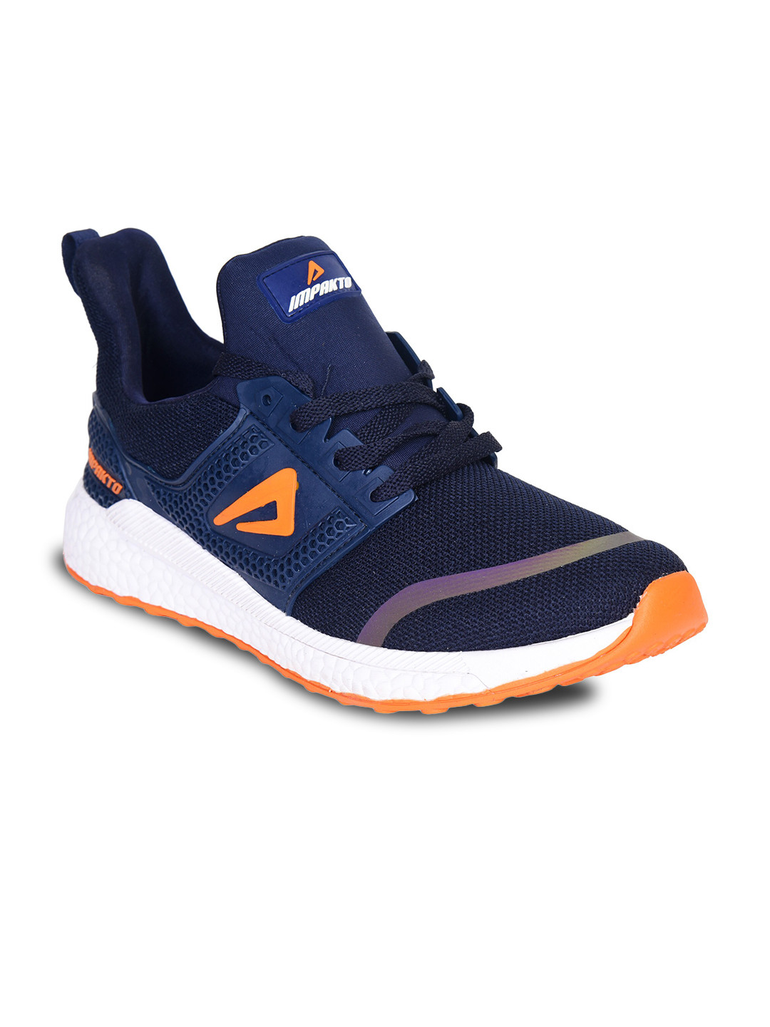 

IMPAKTO Men Mesh Running Non-Marking Shoes, Blue