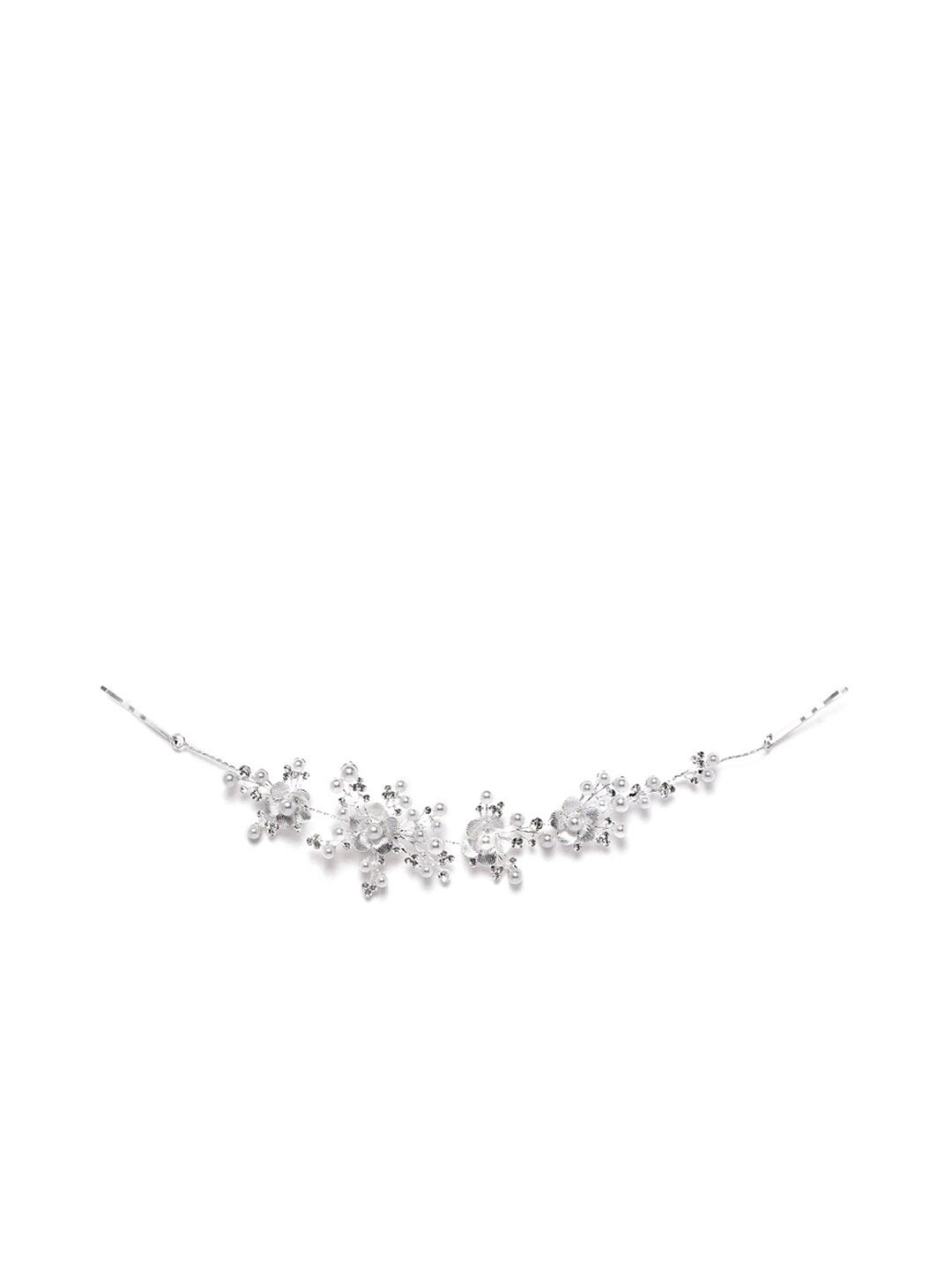 

Anouk Women Embellished Floral Hair Accessory, Silver