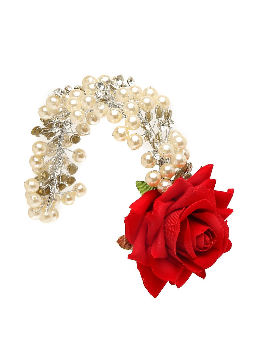 

Anouk Women Embellished Tiara, Red