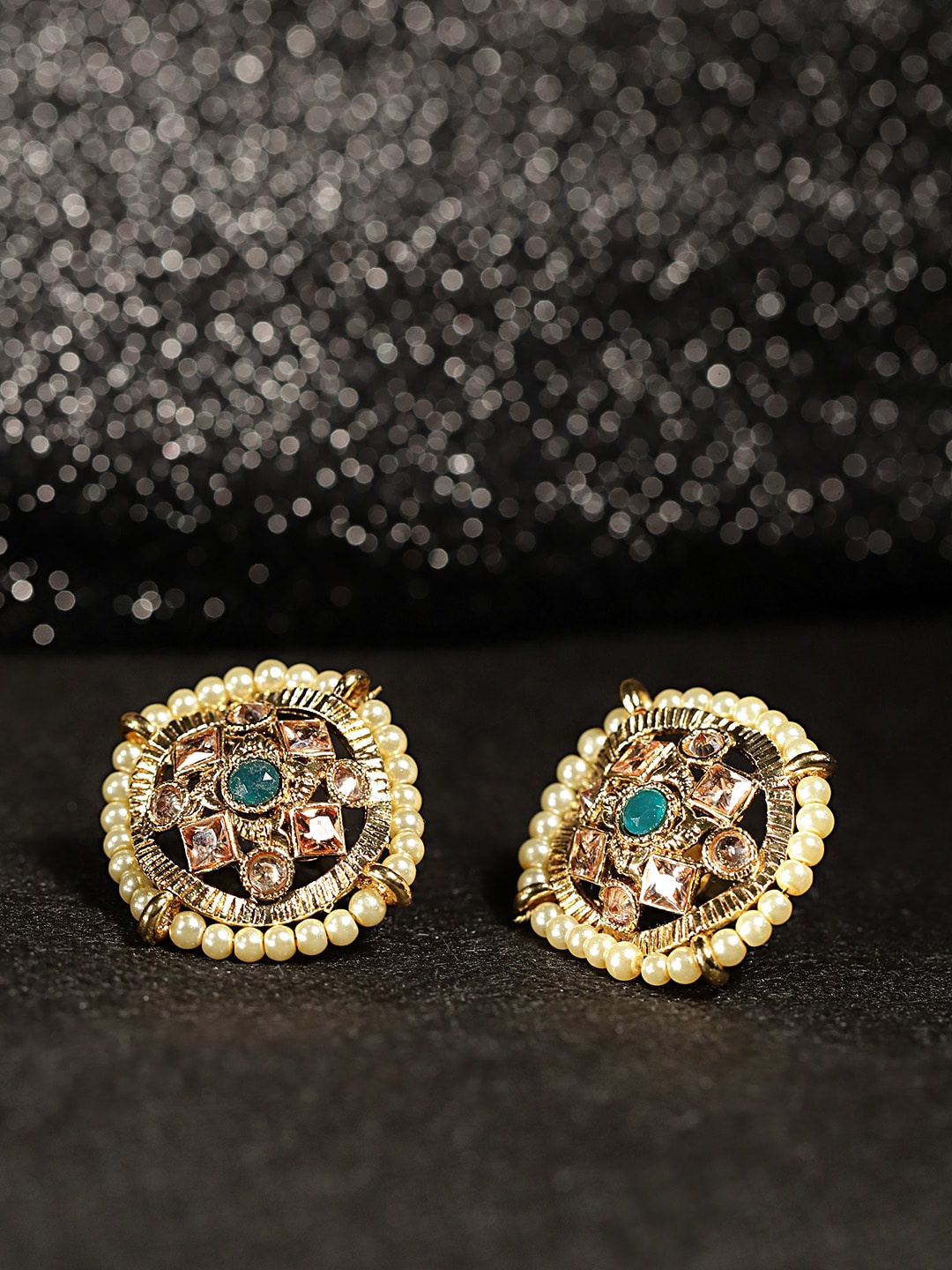 

Anouk Gold-Plated Contemporary Studs Earrings