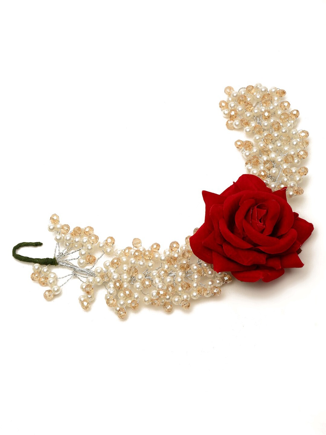 

Anouk Women Floral Embellished Tiara, Red