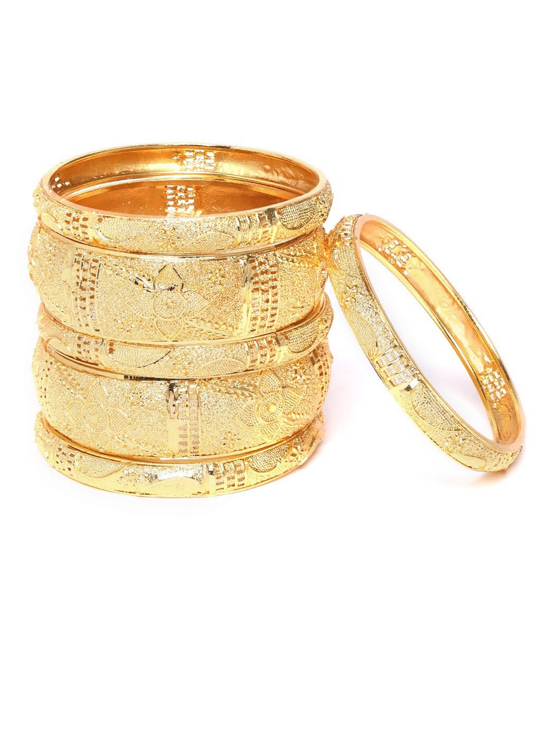 

Anouk Set Of 6 Gold-Plated Bangles