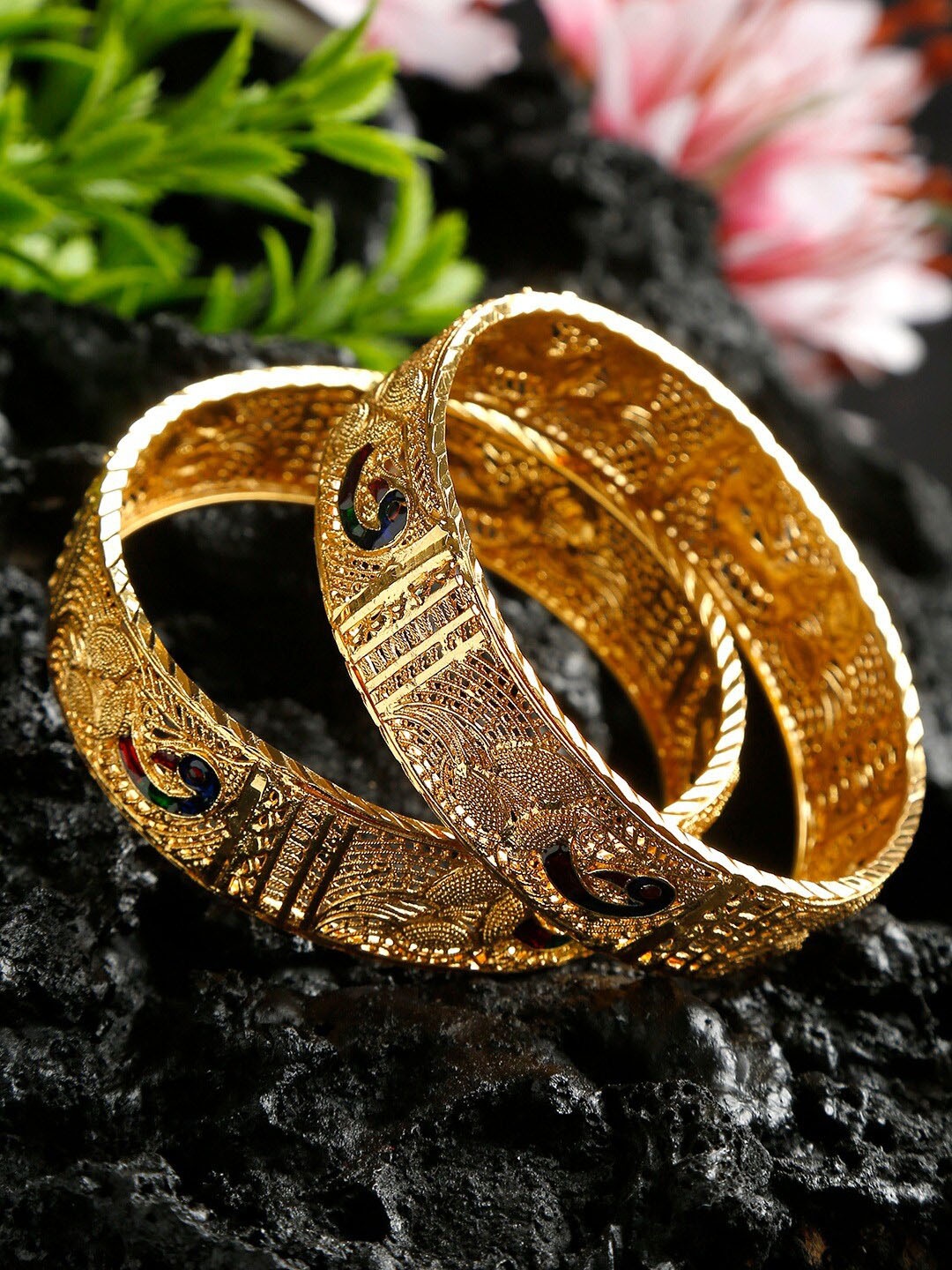 

Anouk Set Of 2 Gold-Plated Bangles