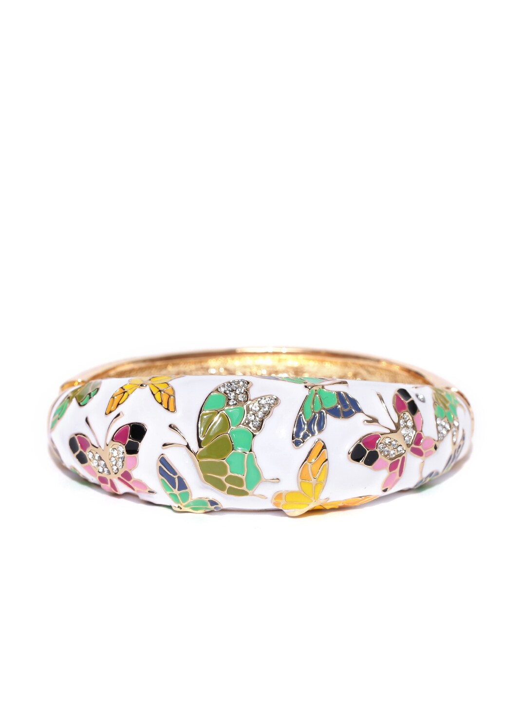 

Anouk Women Gold-Toned Gold-Plated Bangle-Style Bracelet