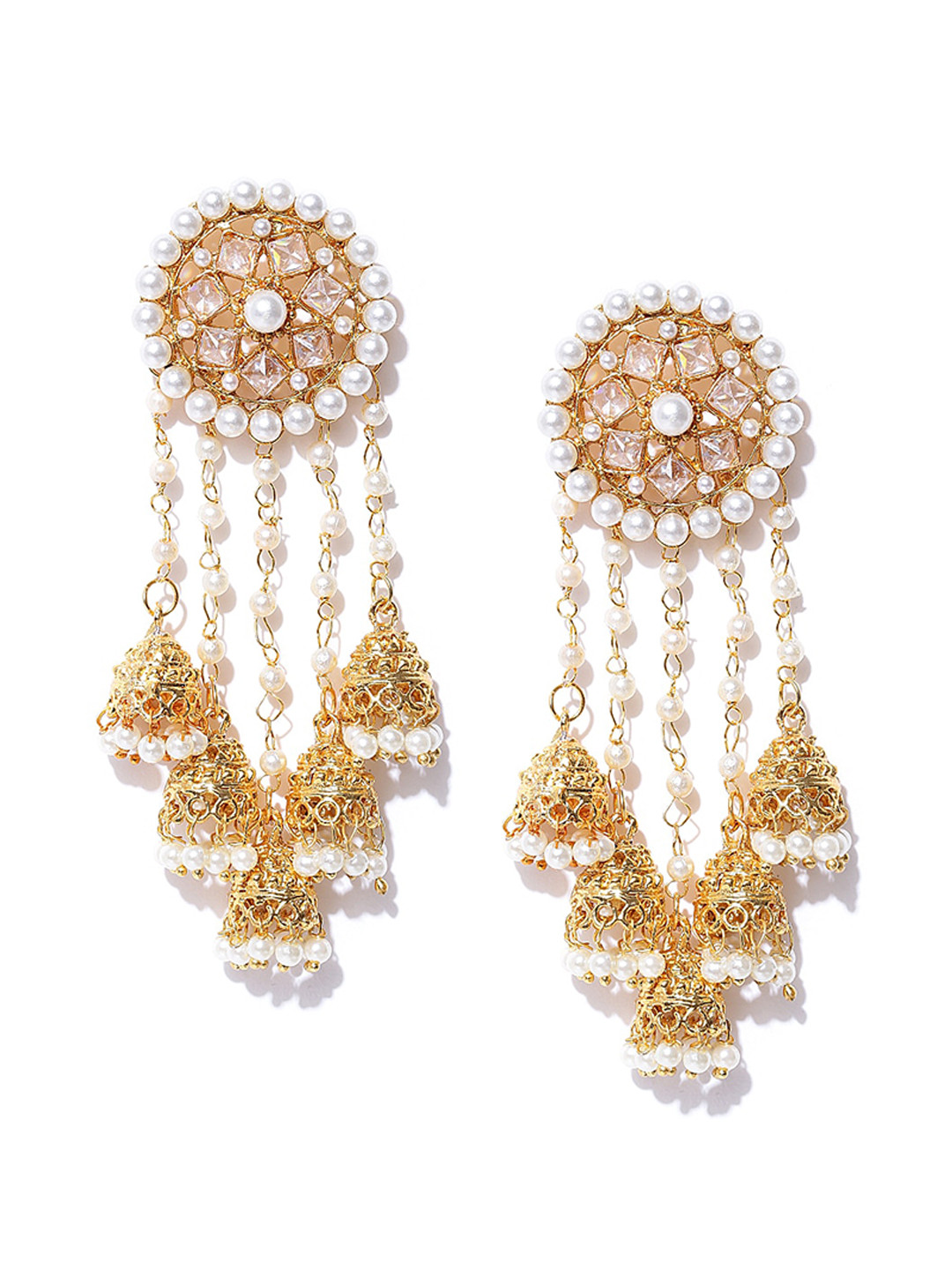

Anouk Gold-Plated Contemporary Jhumkas