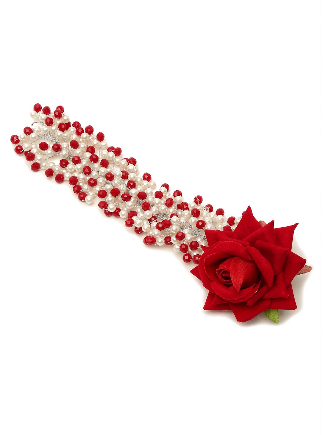 

Anouk Women Floral Embellished Tiara, Red