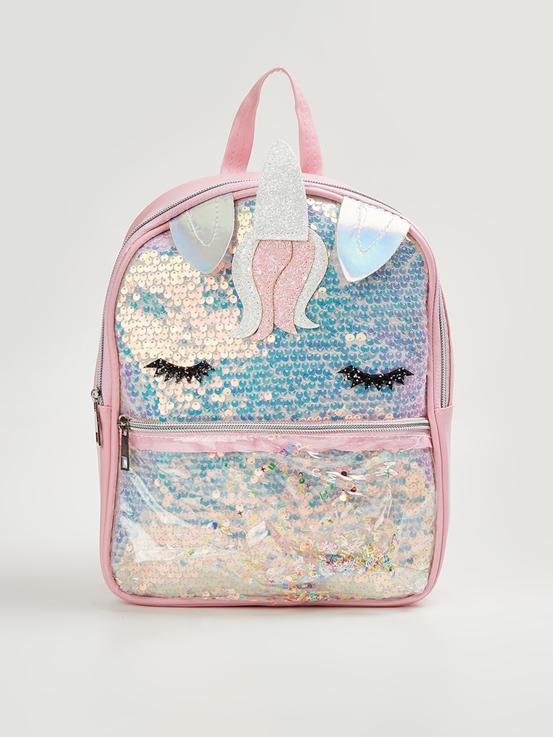 

Ginger by Lifestyle Embellished Small Non-Padded Backpack, Pink