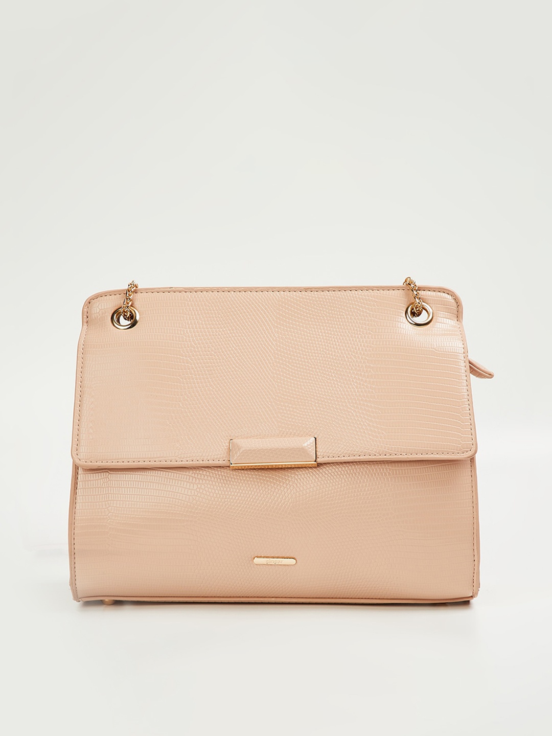 

Ginger by Lifestyle Water Resistant Structured Sling Bag, Pink