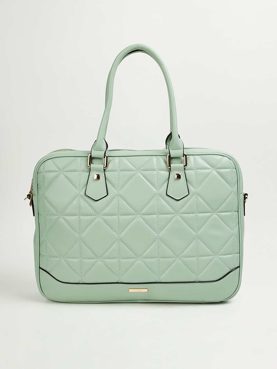 

CODE by Lifestyle Textured Structured Handheld Bag, Green