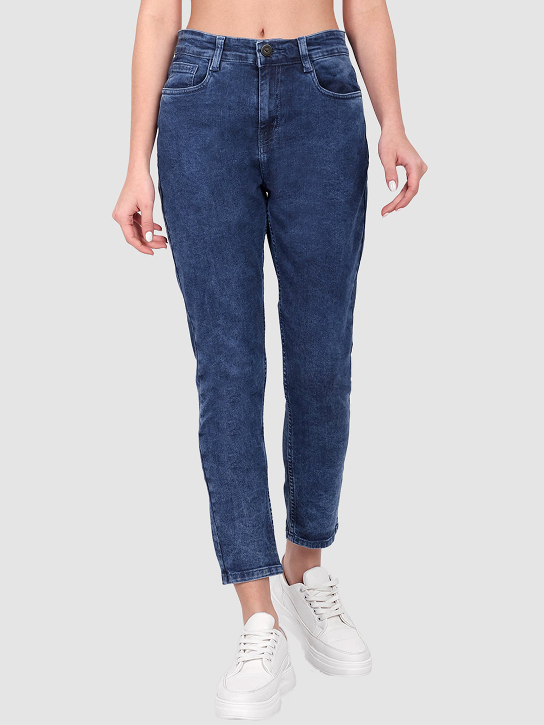 

Mast & Harbour Women Blue Mid-Rise Skinny Fit Stretchable Light Fade Jeans