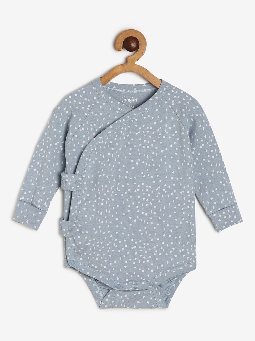 

CHAYIM Infants Conversational Printed Flexible Bodysuit, Blue