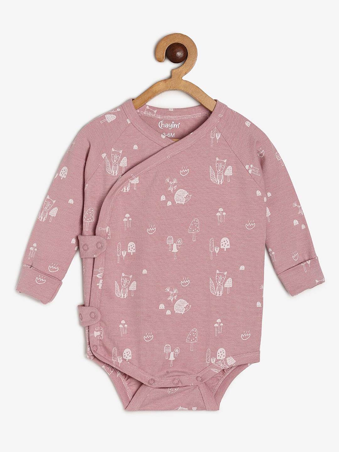 

CHAYIM Infant Printed Bodysuit, Pink